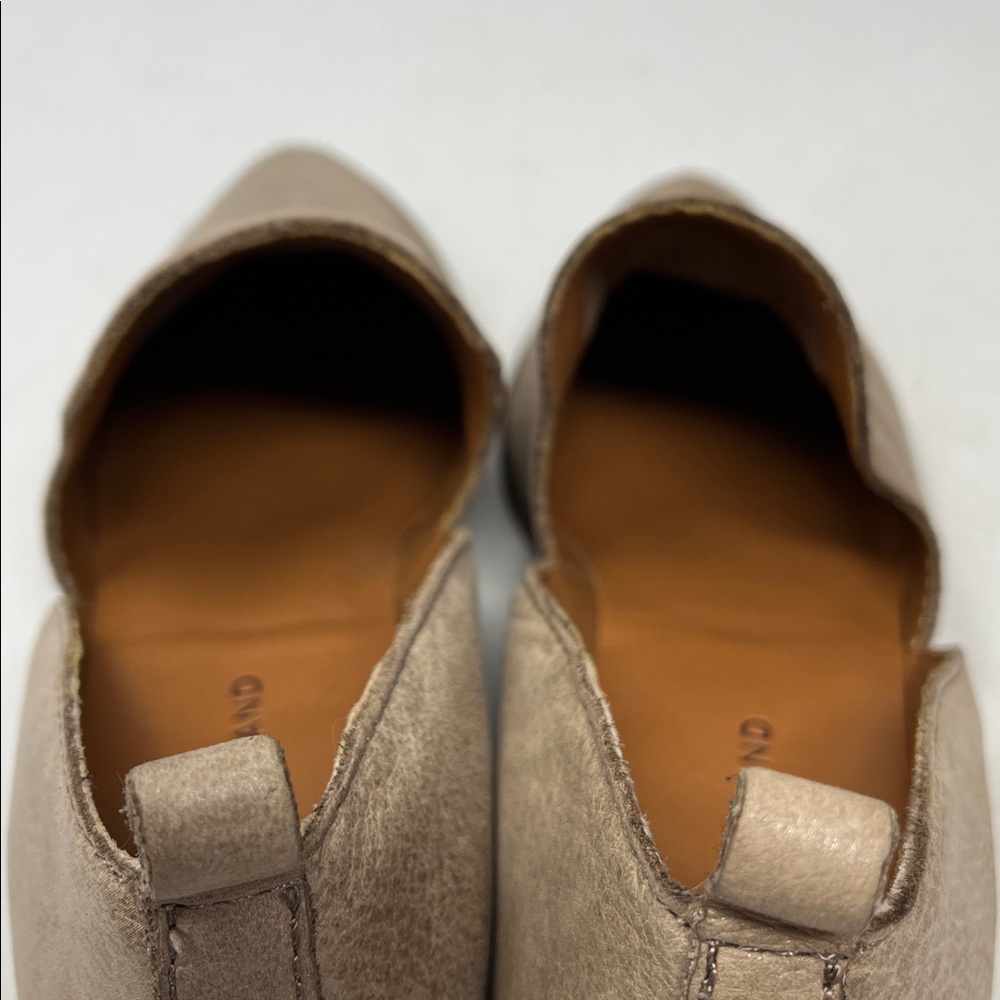 LUCKY BRAND Mahzan loafers tan hazel leather pointed almond toe women’s sz 6.5 - Picture 8 of 14